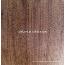 18mm Natural walnut veneer faced Particle board